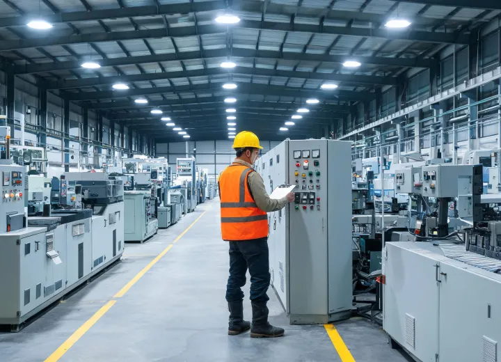 Industrial facility high bay lighting